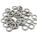 50pc Stainless Steel Fishing Clips Fast Snap Connect