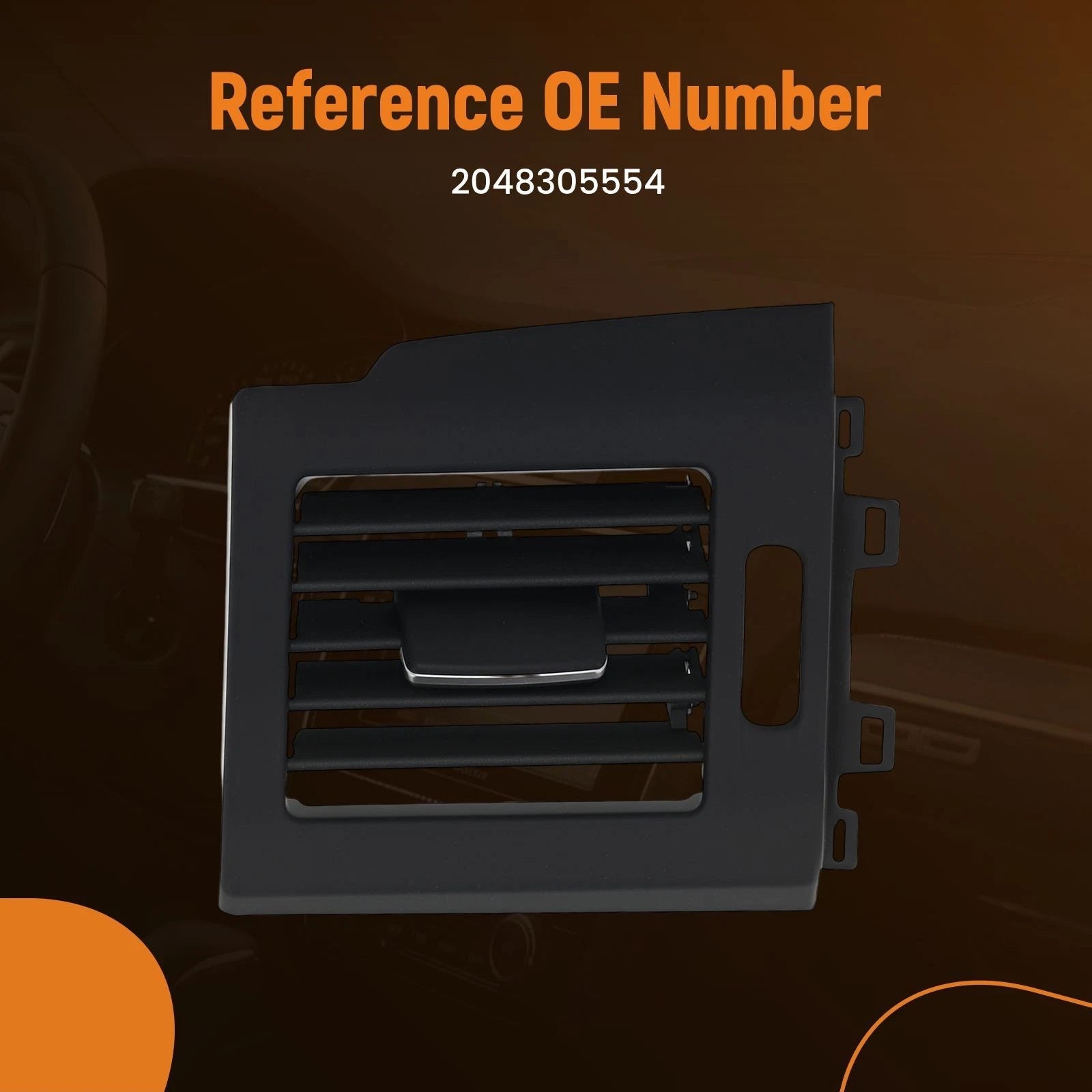A/C Air Vent Assembly for Mercedes-Benz GLK250 GLK350 (2009–2013)