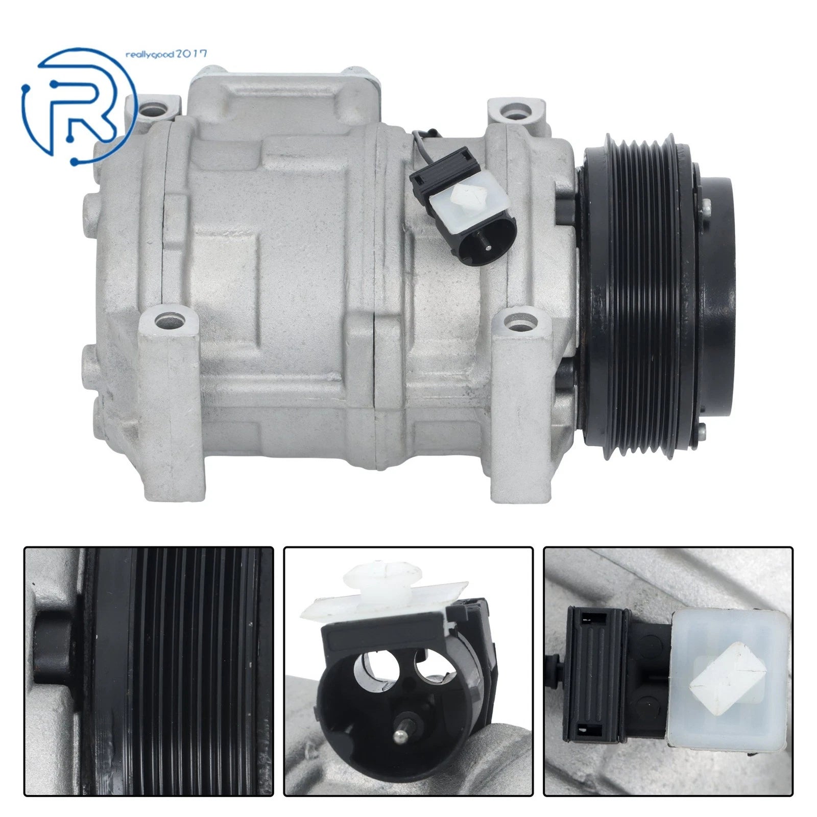 AC Compressor w/Clutch for BMW E31 E34 E36 E46 323i 325i 328i 525i 530i 540i M3 (1982–2006)