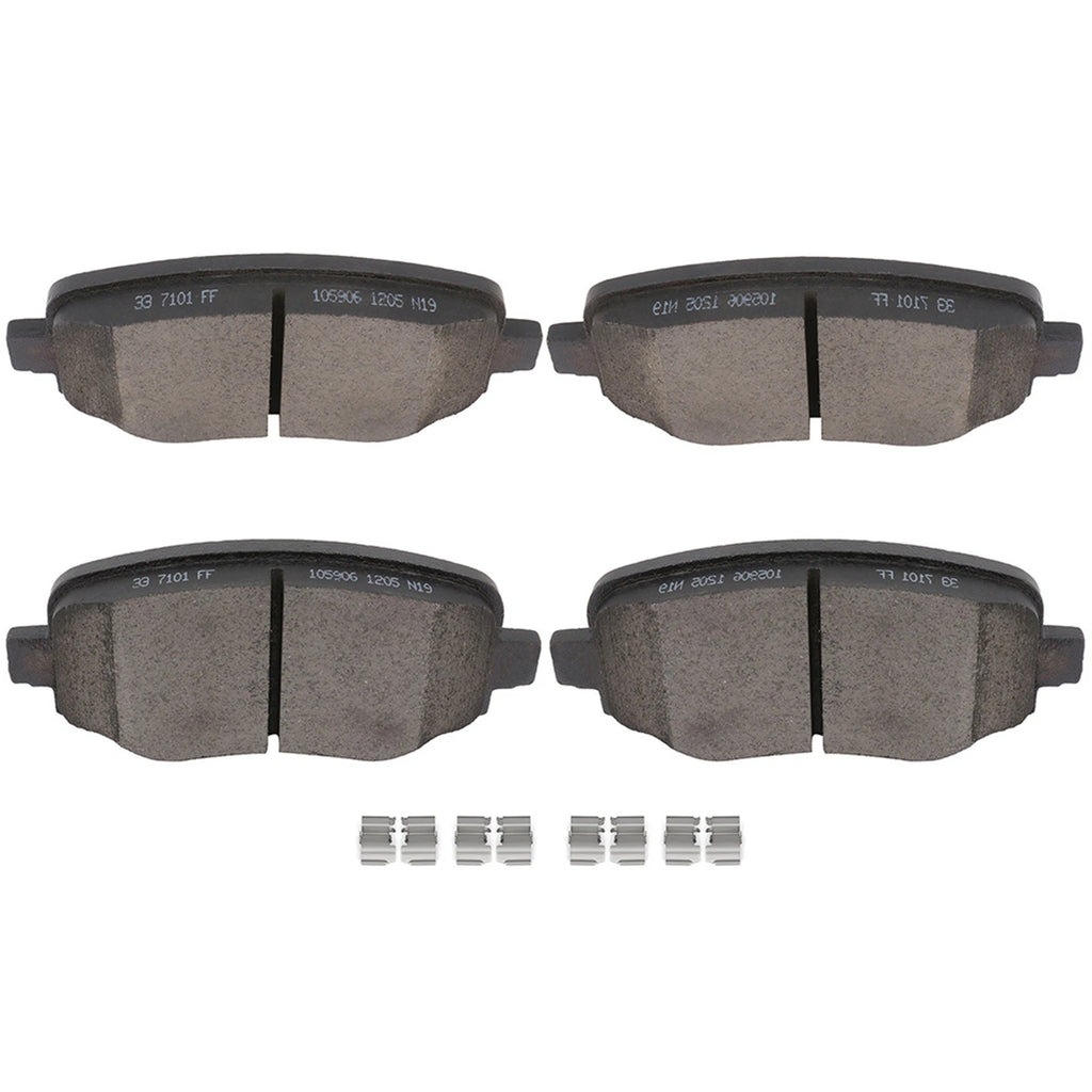 Rear Ceramic Brake Pads for Chrysler 200, Fiat 500X, Jeep Renegade (2015–2019)
