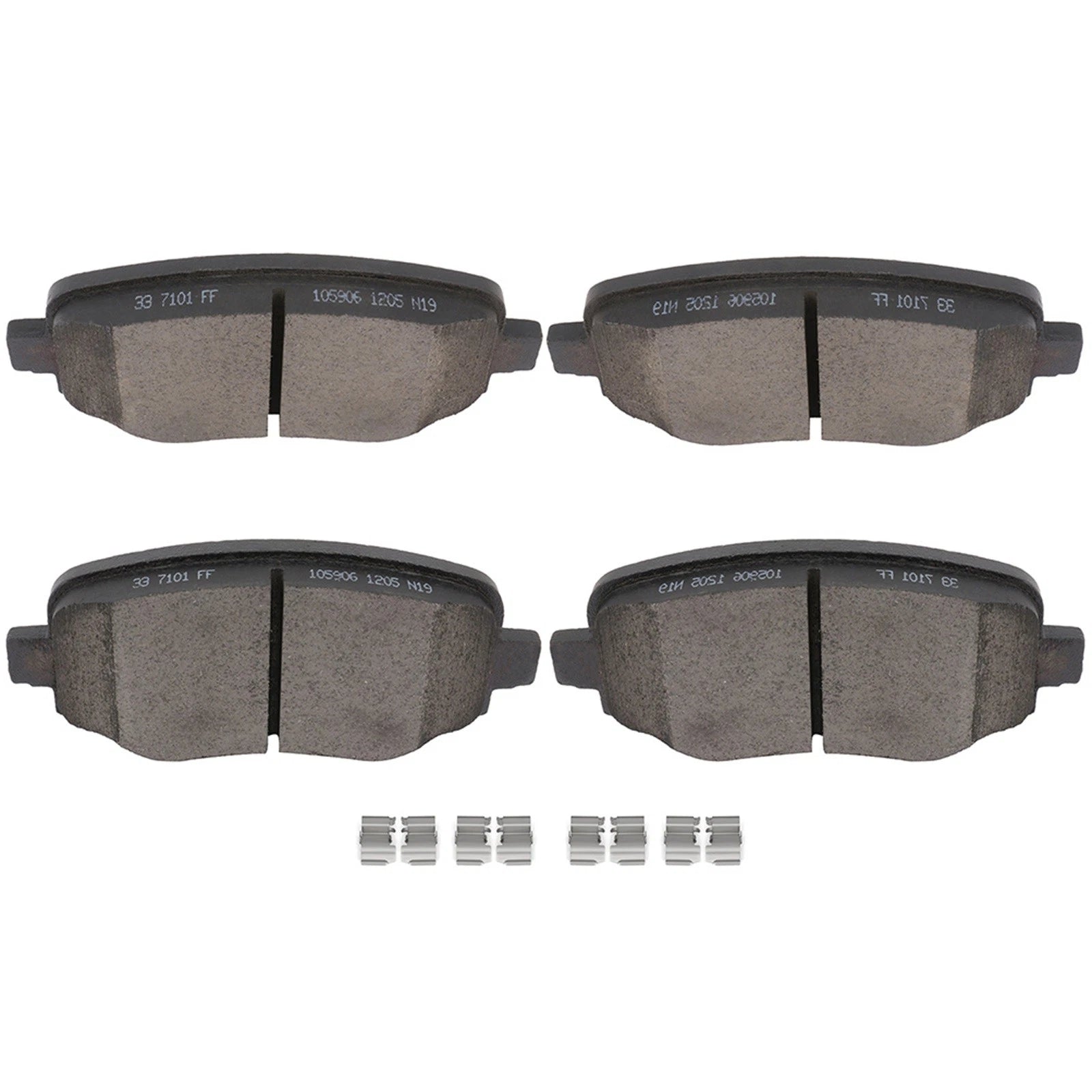 Rear Ceramic Brake Pads for Chrysler 200, Fiat 500X, Jeep Renegade (2015–2019)