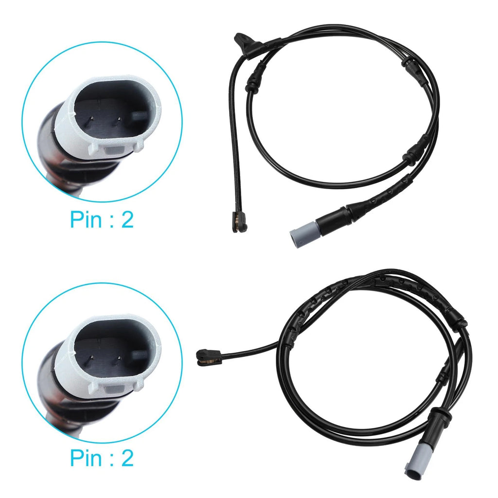 2X Brake Pad Wear Sensor for BMW X6 X5 (2008–2019) 34356792567 34356854168