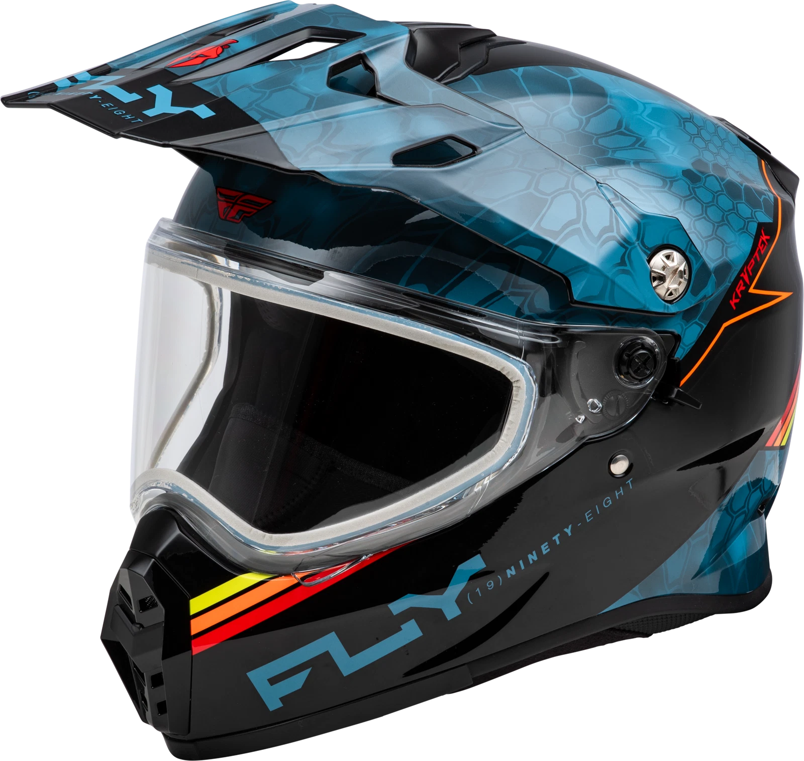 FLY RACING Trekker CW Conceal Snow Helmet for Snowmobile (X-Large)