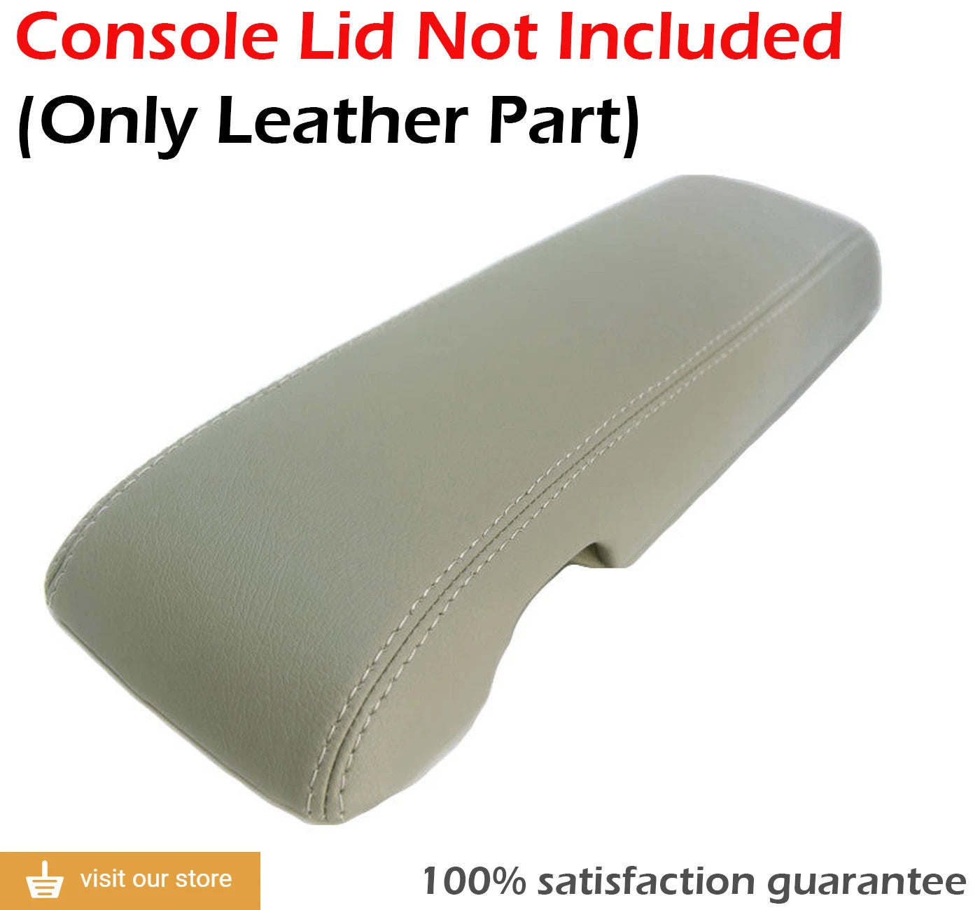 Leather Synthetic Center Console Armrest Cover for Dodge Dakota (2008–2011)