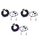 Set of 3 Carburetor Kits for Tohatsu 25-30 Hp (Replaces 346-87122-0)
