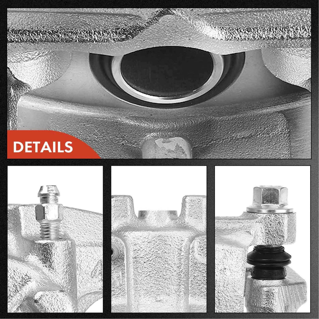 Set of 6 Rear Disc Brake Calipers with Pads for Mitsubishi (2001–2006)