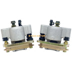 Set of 2 Rear Brake Calipers & Pads for Polaris Ranger 400 500 800 (2010–2013)