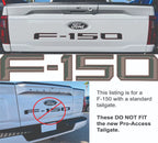 Tailgate Insert Letters for Ford F-150 (2021–2025) Woodland Green Tan