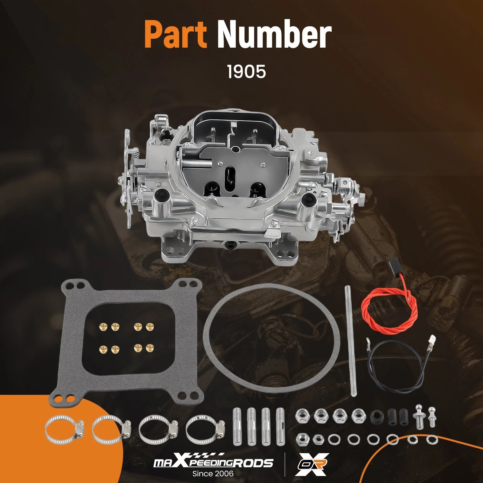 4 Barrel Carburetor Manual Choke for 1905 AVS2 Series (1905–1905)