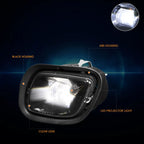 Full LED Black Housing Projector Fog Lights for Freightliner Cascadia (2008–2017)