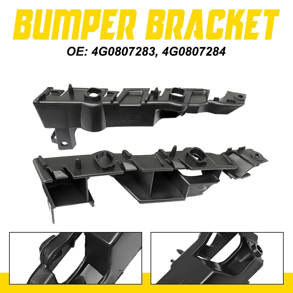 2X Black Bumper Retainers for Audi S6 A6 Quattro (2012–2018)