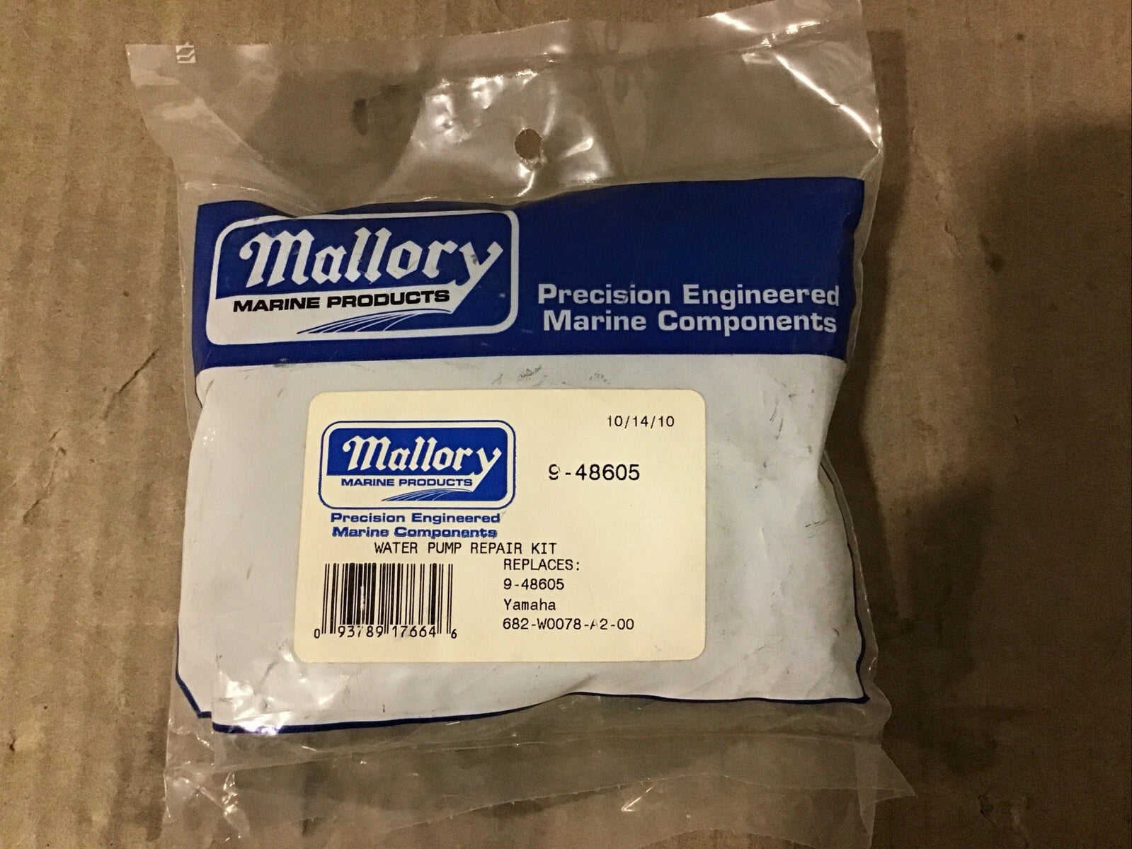 Water Pump Repair Kit 9-48605 for Mallory Marine