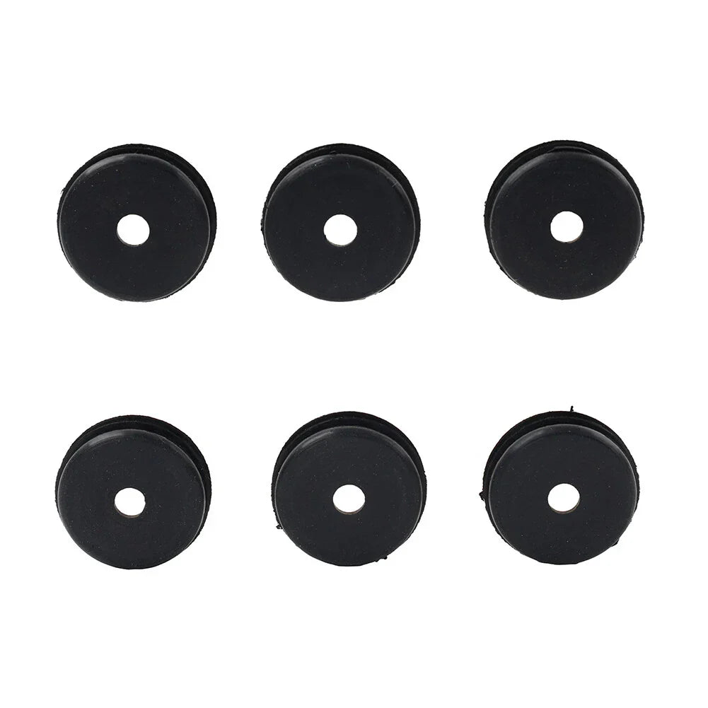 6 x Black Side Nerf Bar End Cap Plug for Polaris General 1000 (2016-2025)