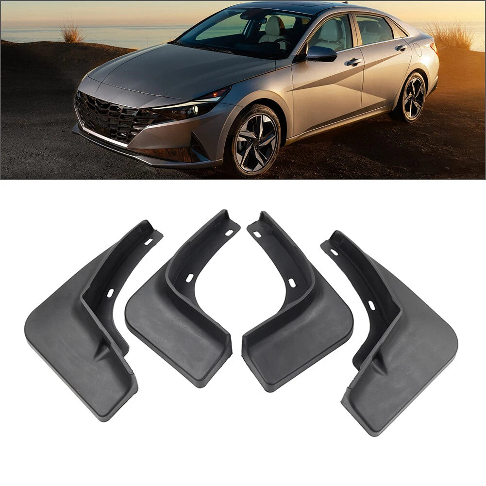 Mud Flaps Splash Guards for Hyundai Elantra 4-Door Sedan (2021–2022)