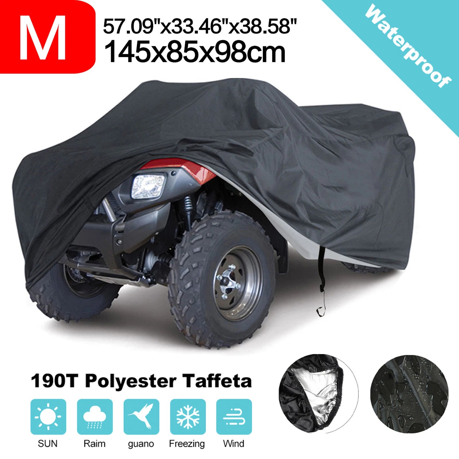 Lawn Mower Cover for Craftsman 150 (UV, Dust, Rain, Waterproof)