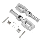 Chrome Passenger Footpegs with Brackets for Harley Softail Low Rider (2018–2025)