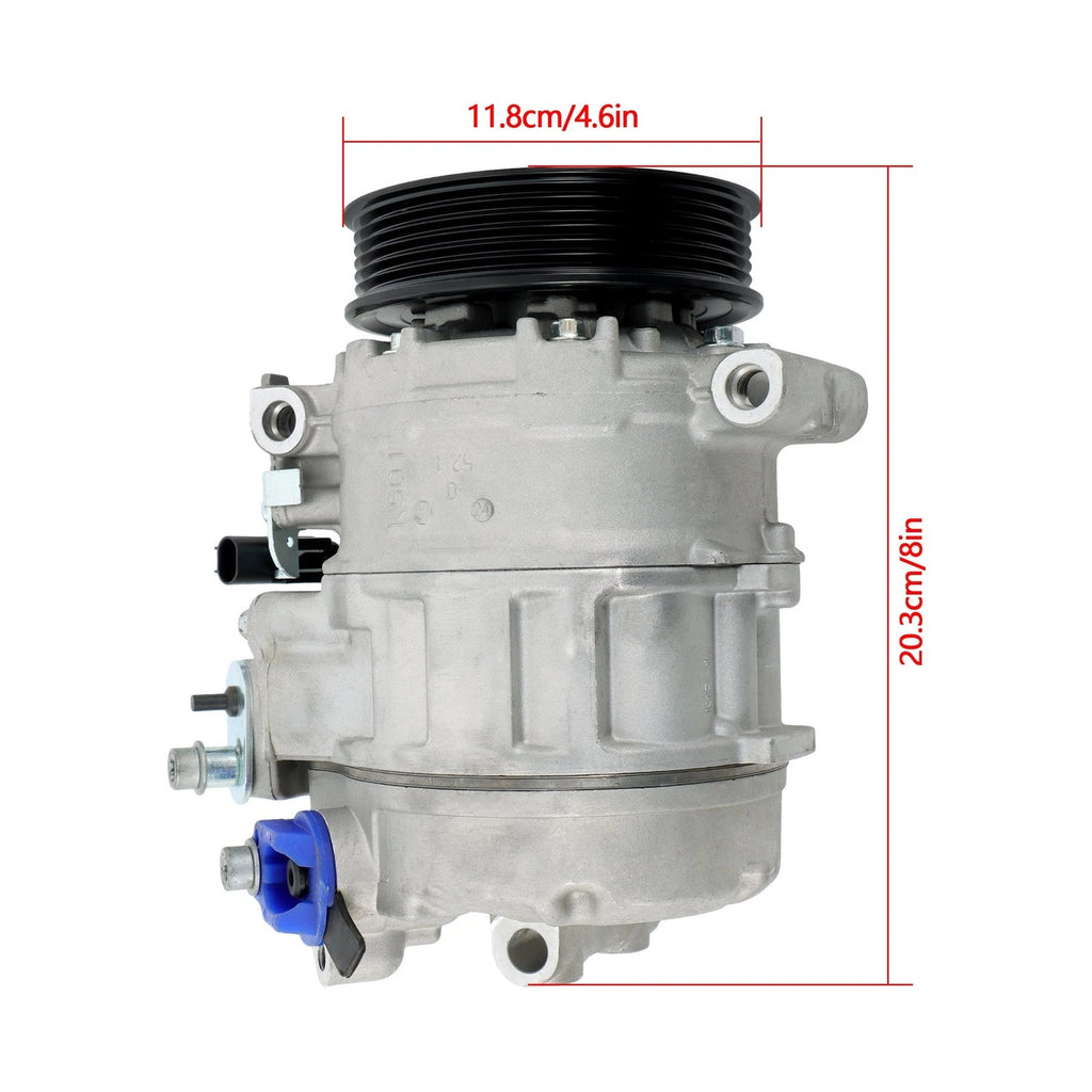 A/C Compressor with Clutch for BMW 325i 328i 330i 528i 525i 530i (2004–2013)