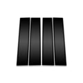 4pc Carbon Fiber Pillar Post Covers for 20-23 Chevy Silverado 2500 Crew/Dbl Cab