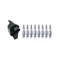 Set of 8 Hitachi Ignition Coils & NGK Iridium Spark Plugs for Dakota Ram 1500 (1997–2004)