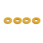 4 x Gold Saddlebag Crash Bar Spacers for Harley Softail, Road Glide