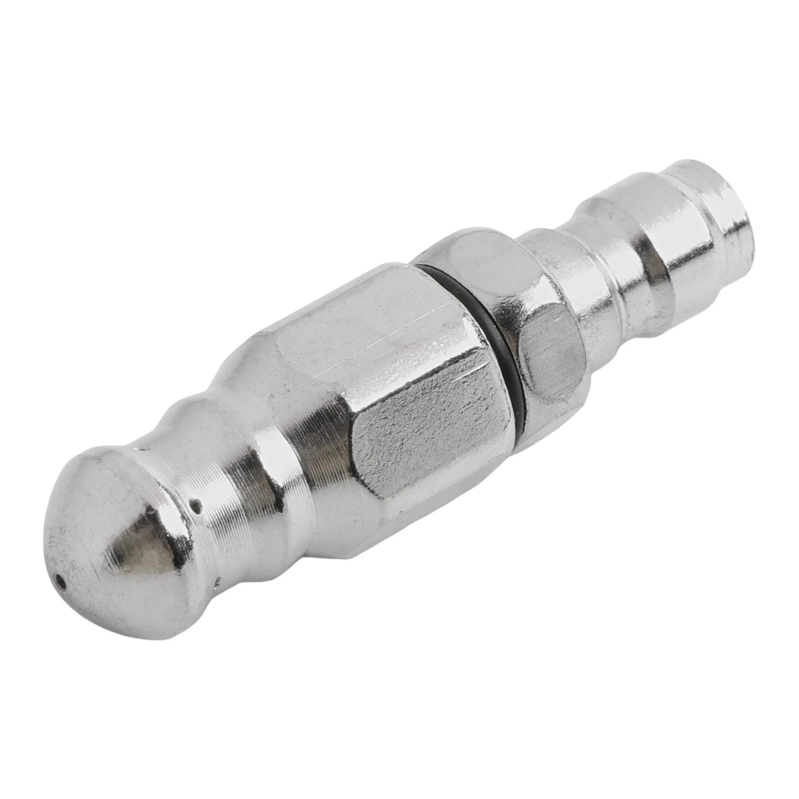 Sewer Jetter Nozzle 5000 PSI for Pressure Washer (14" Drain Hose)