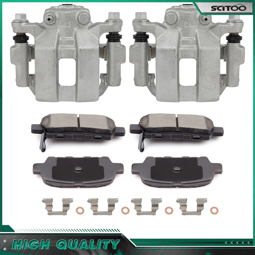 Rear Brake Calipers w/ Ceramic Pads for Infiniti G35 (2003–2005)