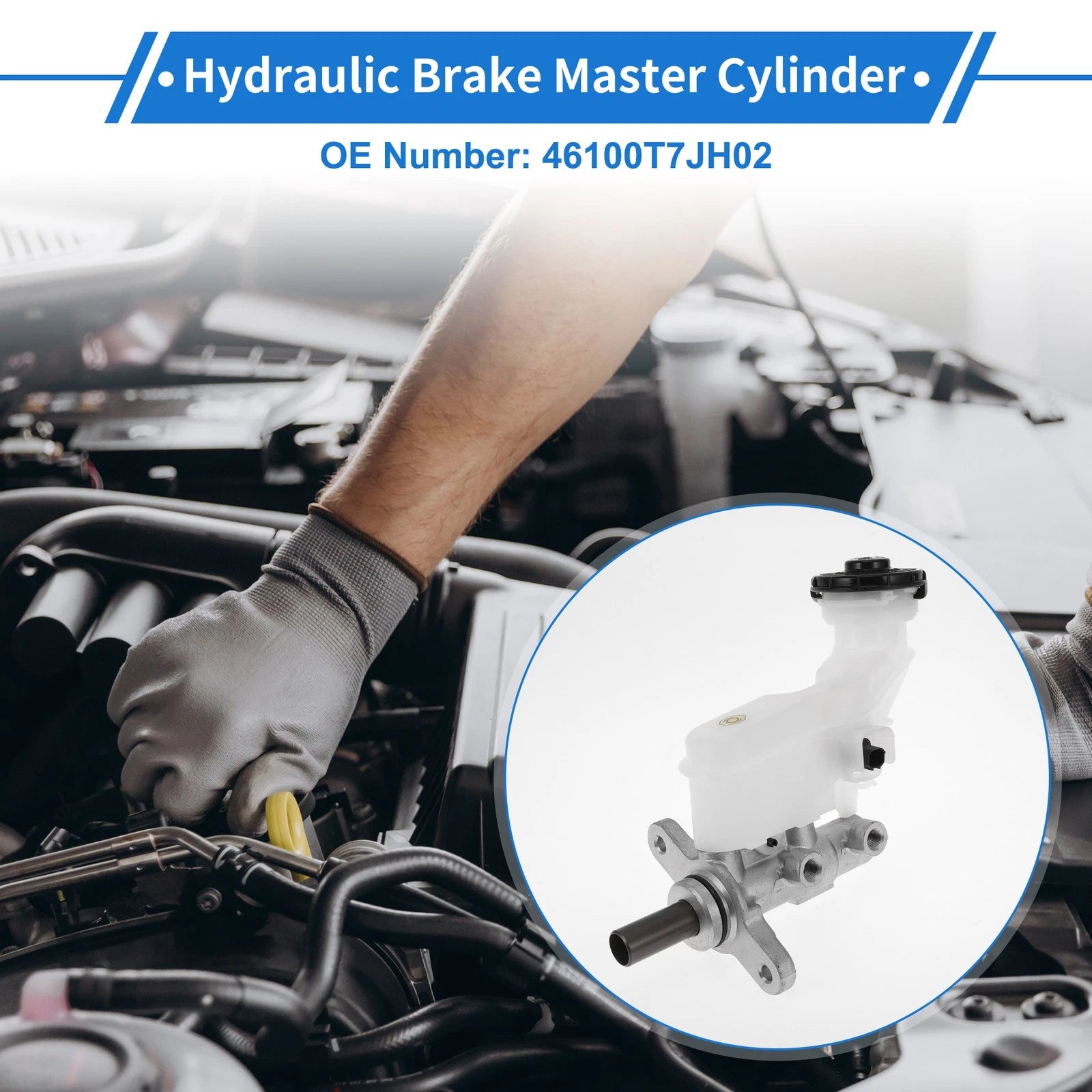 Brake Master Cylinder with Reservoir No. 46100T7JH02 for Honda HR-V (2016–2019)