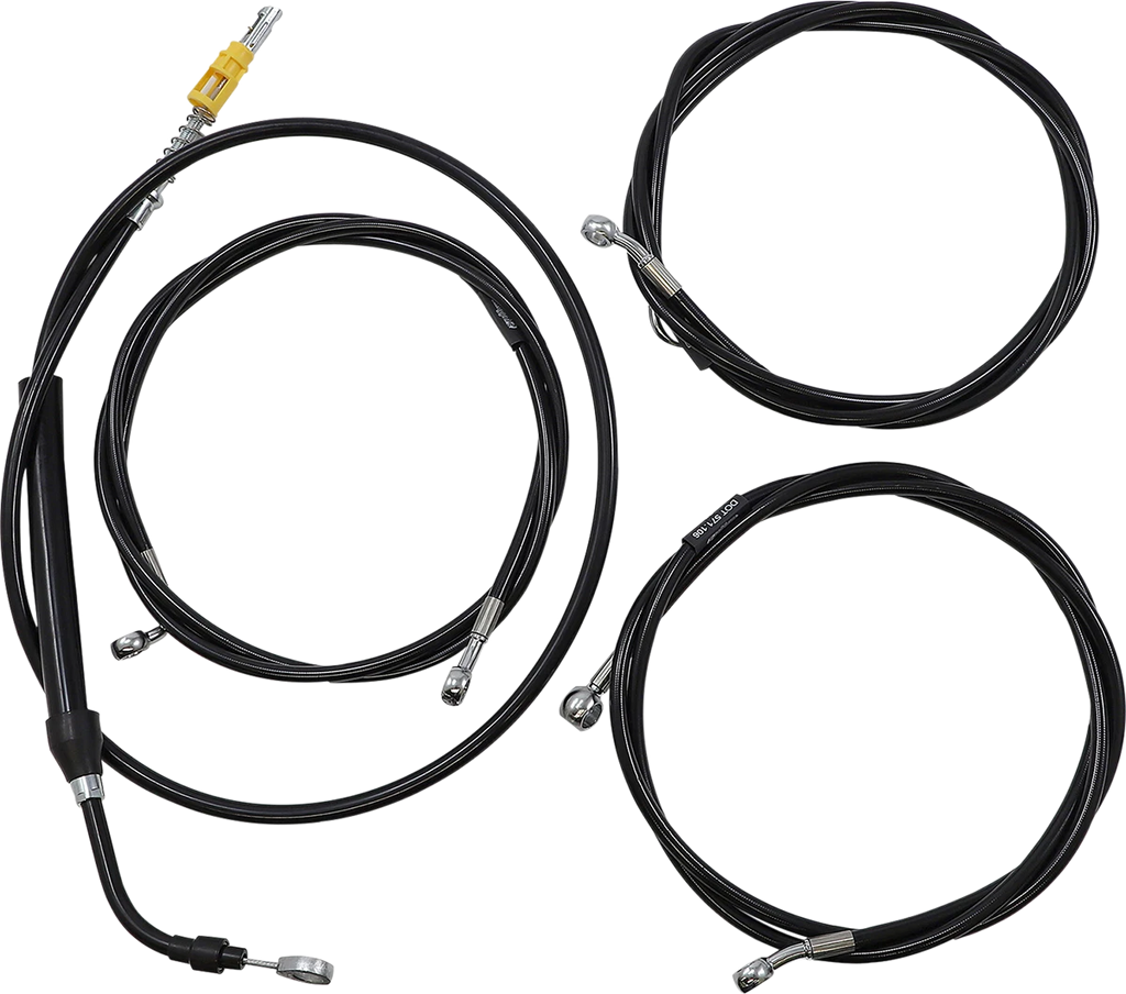 Handlebar Cable/Brake Line Kit for LA Choppers (12" - 14" Handlebars)
