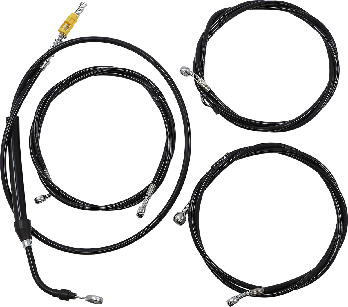Handlebar Cable/Brake Line Kit for LA Choppers (12" - 14" Handlebars)