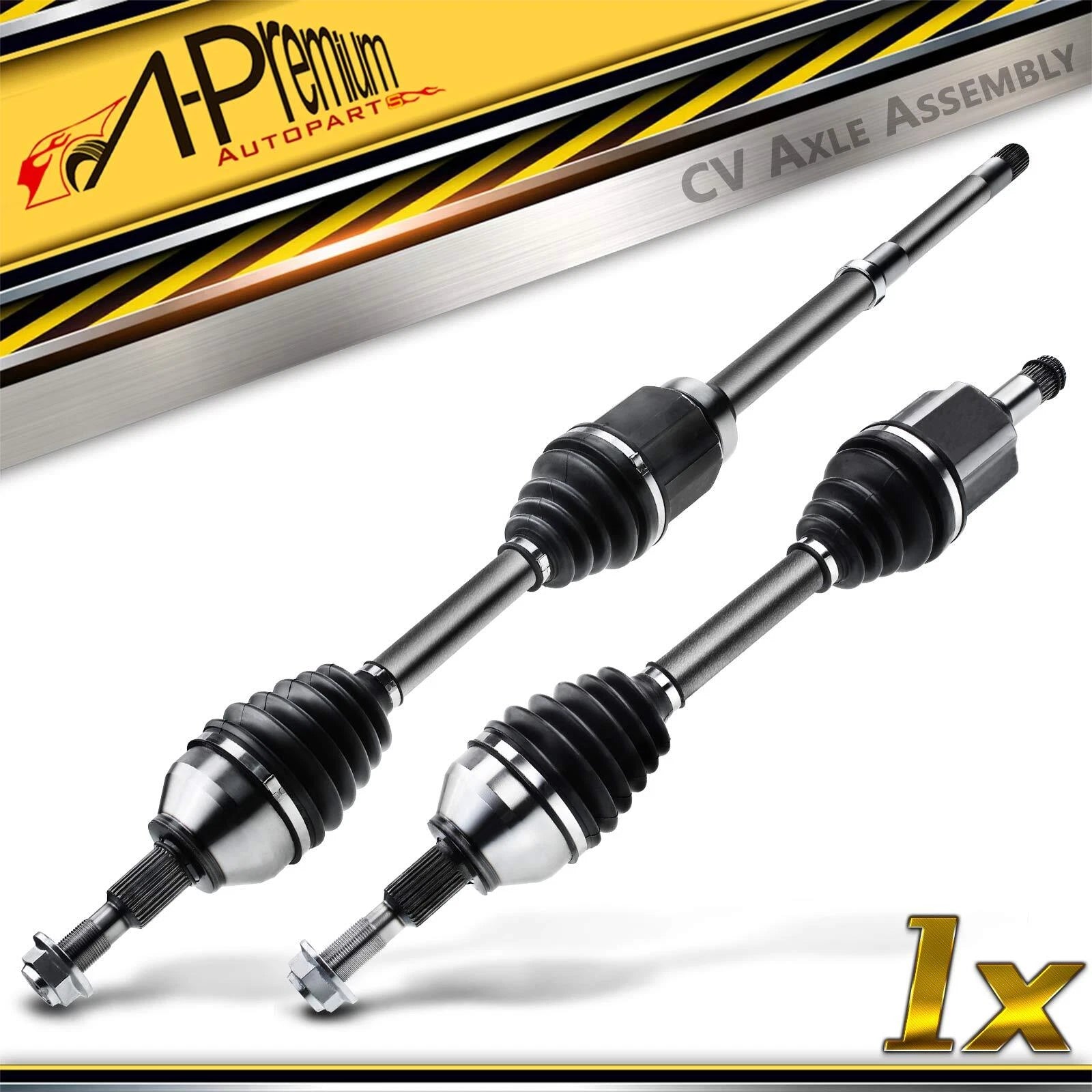 2X Front CV Axle Assembly for Ford Edge (2015–2018) Lincoln MKX (2016–2018) AWD