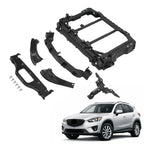 Set of 4 Black Front Radiator Support Assembly for Mazda CX-5 (2013–2016)