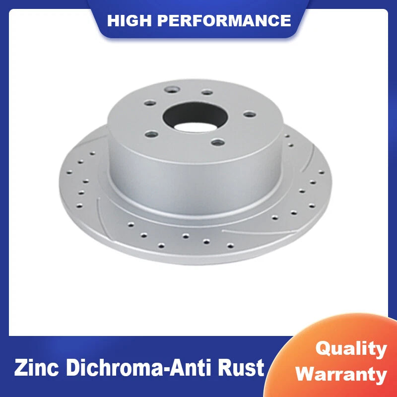 Slotted Rotors and Ceramic Pads Kit for Nissan Altima (2014-2019)