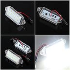 White LED License Plate Light for Mitsubishi Lancer EVO VIII IX X (2003-2015)