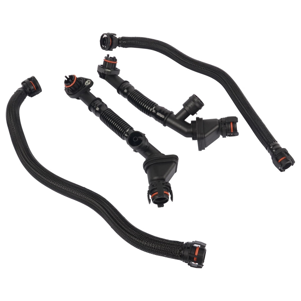 Set of 4 Breather Hoses for BMW 550i 650i 750i X5 X6 (2008–2016)