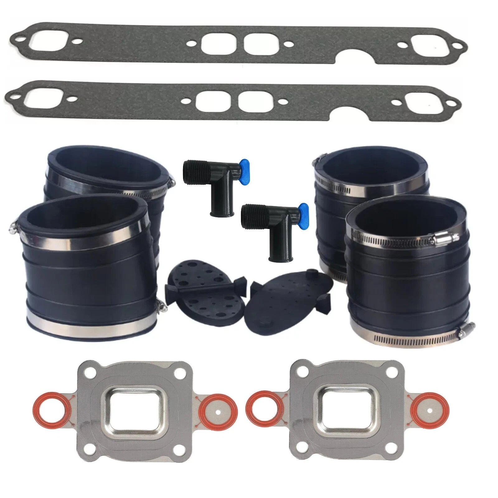 4" Exhaust Bellows Kit for MerCruiser GM V8 (807166A1, 27-864850A02)