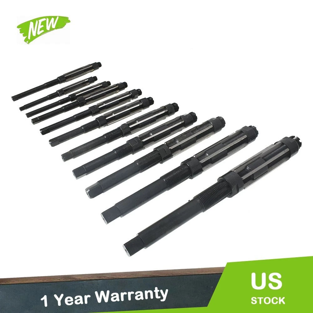 Set of 11 Adjustable Hand Reamers for Automotive Use