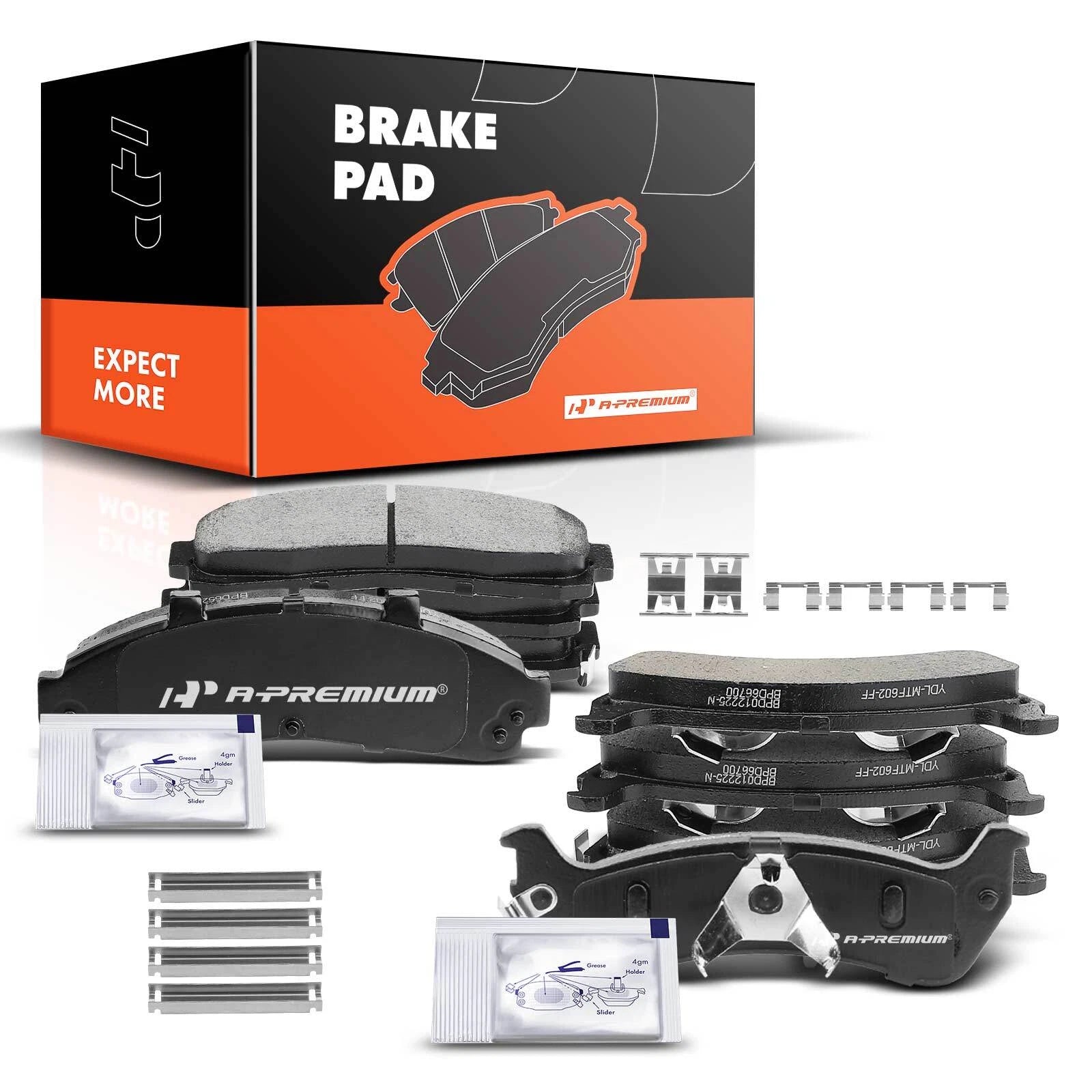8x Ceramic Brake Pads for Ford Explorer Ranger (1995–2001)