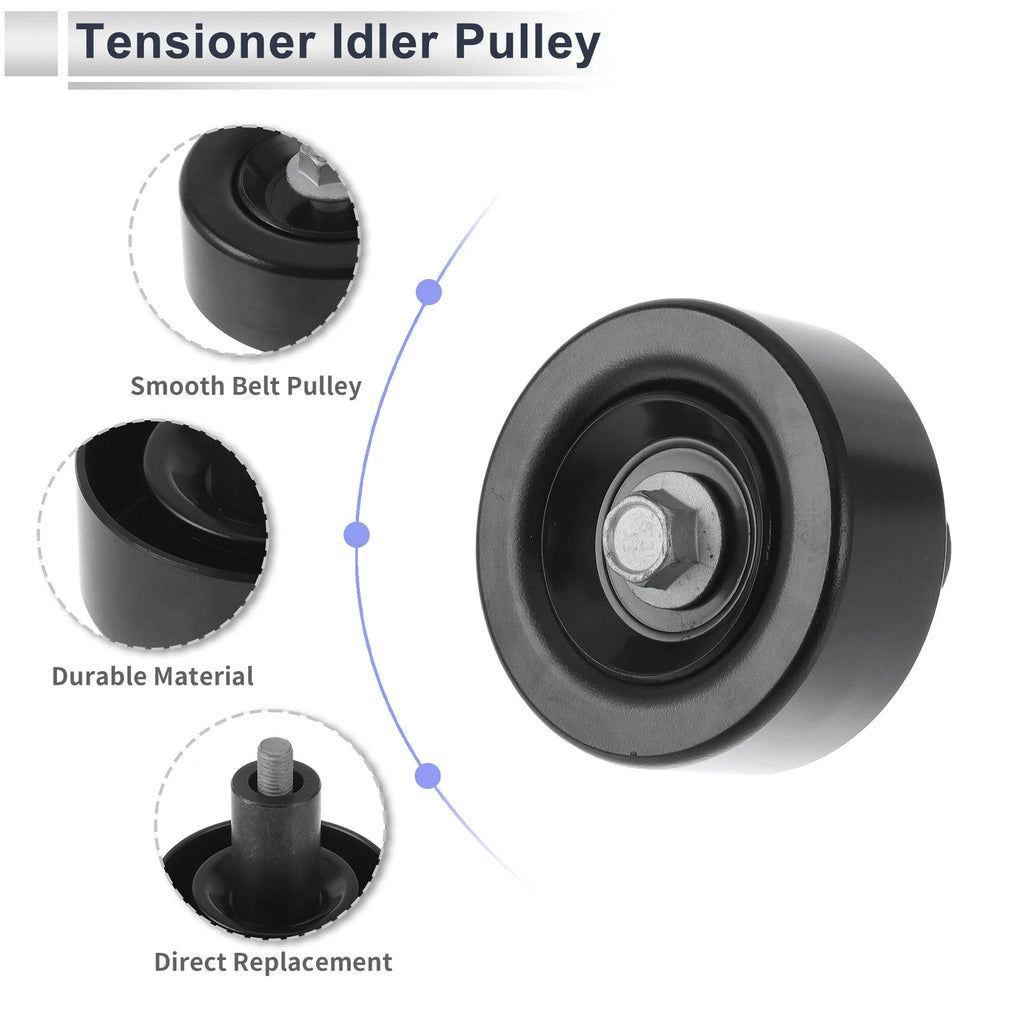 Drive Belt Idler Pulley for Hyundai Santa Fe (2010–2020) No. 252882F000