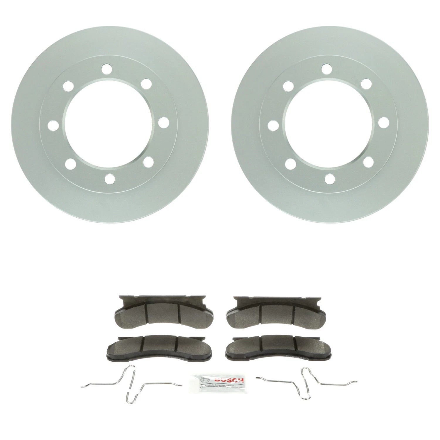 Set of 4 Bosch 319mm Disc Brake Rotors & Pads for F-250 F-350