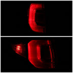 Chrome Red Driver Left Side Tail Light Assembly for GMC Acadia Limited (2013–2017)