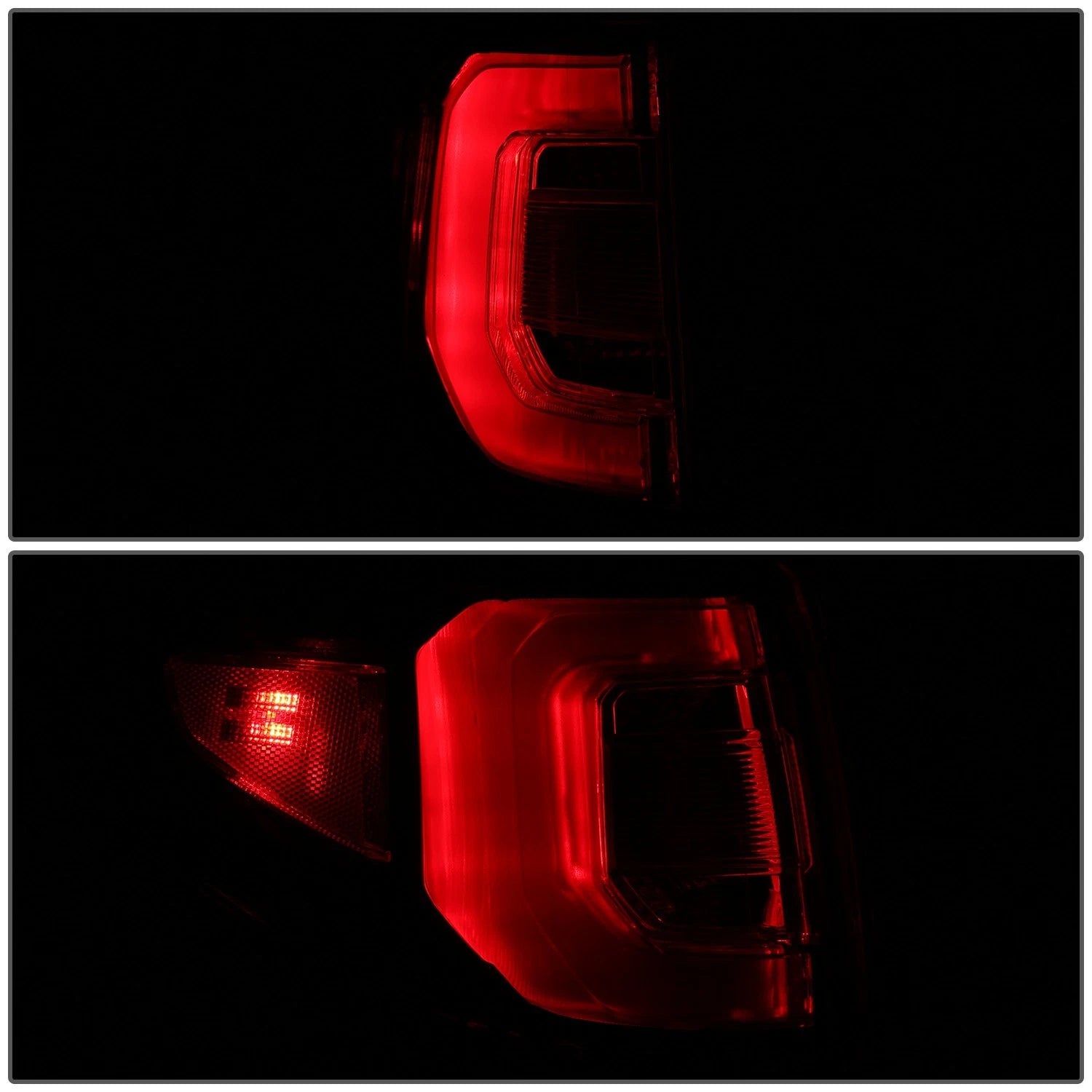 Chrome Red Driver Left Side Tail Light Assembly for GMC Acadia Limited (2013–2017)