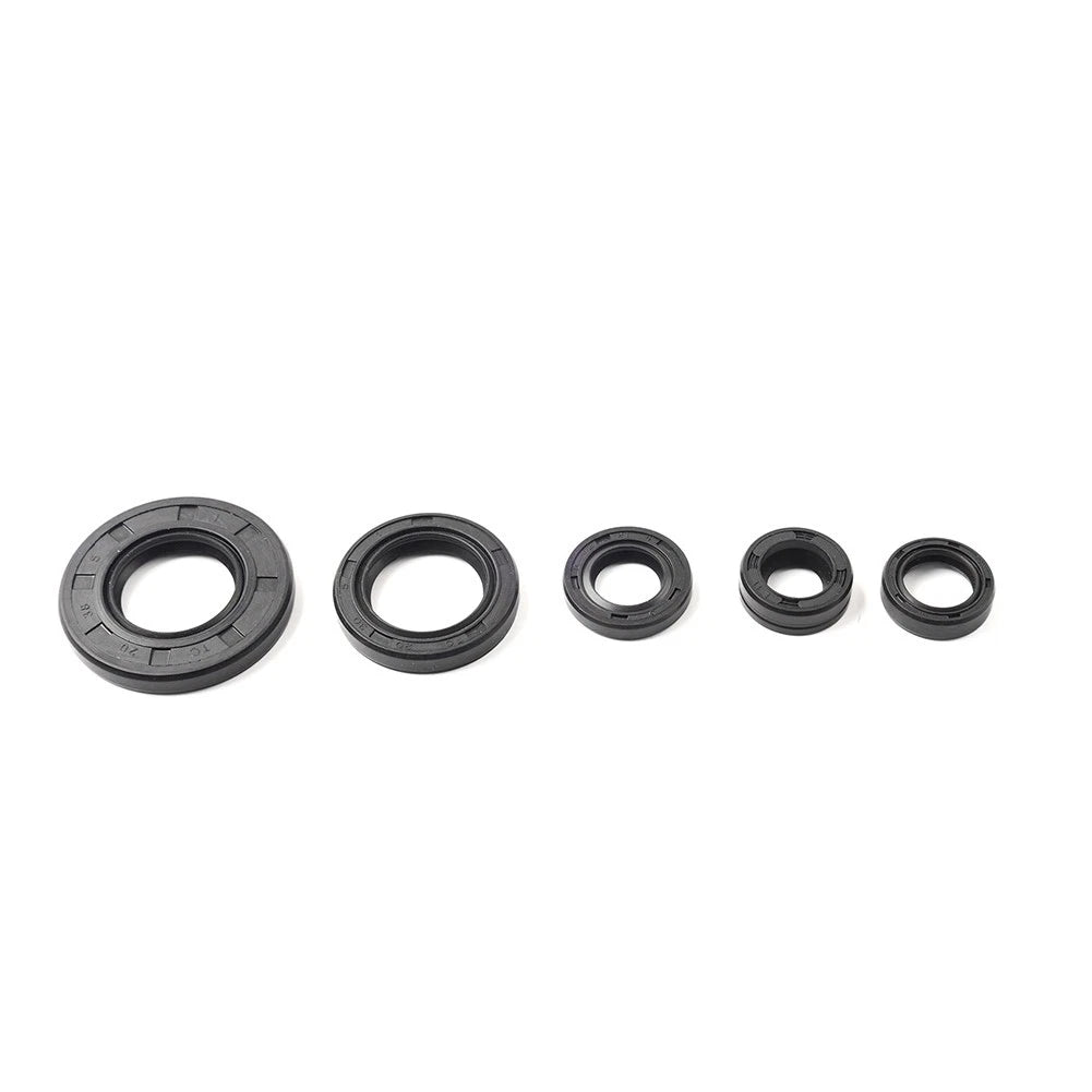 5Pcs Engine Gear Shaft Oil Seal for Yamaha YBR125 (2005–2023)
