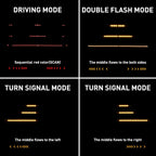 48" Tailgate Strip Sequential LED Brake Signal Light Bar for Trucks