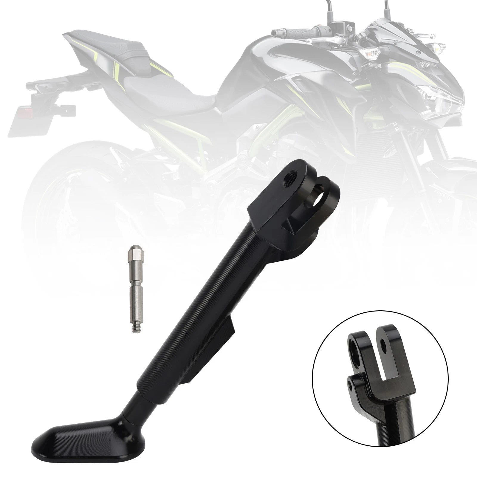 Adjustable Foot Side Stand Kickstand for Kawasaki Z900 (2025)