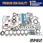 Full Gasket Kit for Komatsu PC750-6, PC650-3, PC800-6 (6D140-3, S6D140, SA6D140E)