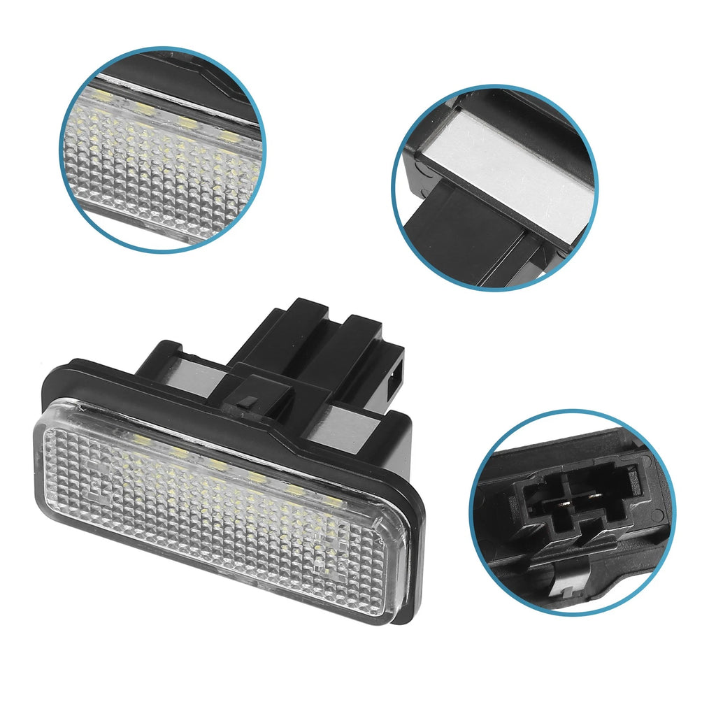2X License Plate Light for Mercedes-Benz SLK 350 (2005–2011) No.2038200256