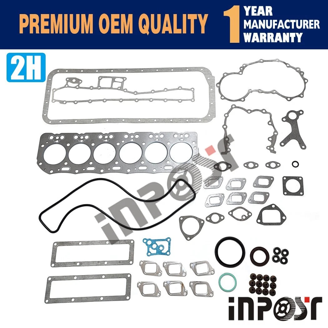 2H Full Gasket Set Kit for Toyota 2H Engine (1975–1985)