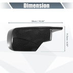 Carbon Fiber M4-Style Rearview Mirror Cover for BMW E39 E46 (1998 - 2005)
