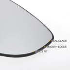 Right Side Heated Convex Mirror Glass for Ford B Max Fiesta (2012–2019)