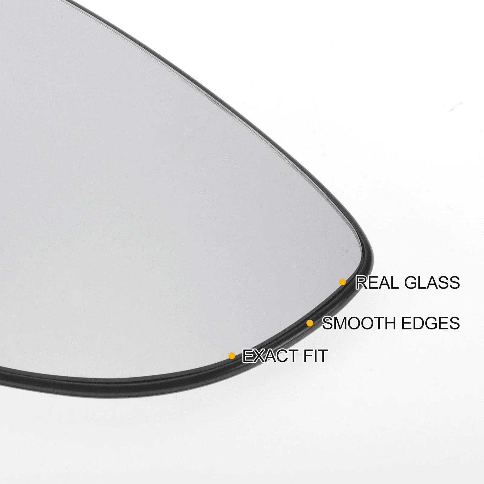 Right Side Heated Convex Mirror Glass for Ford B Max Fiesta (2012–2019)